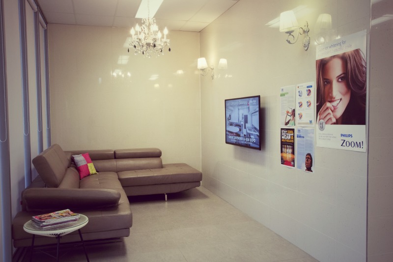 Clean, comfortable waiting room